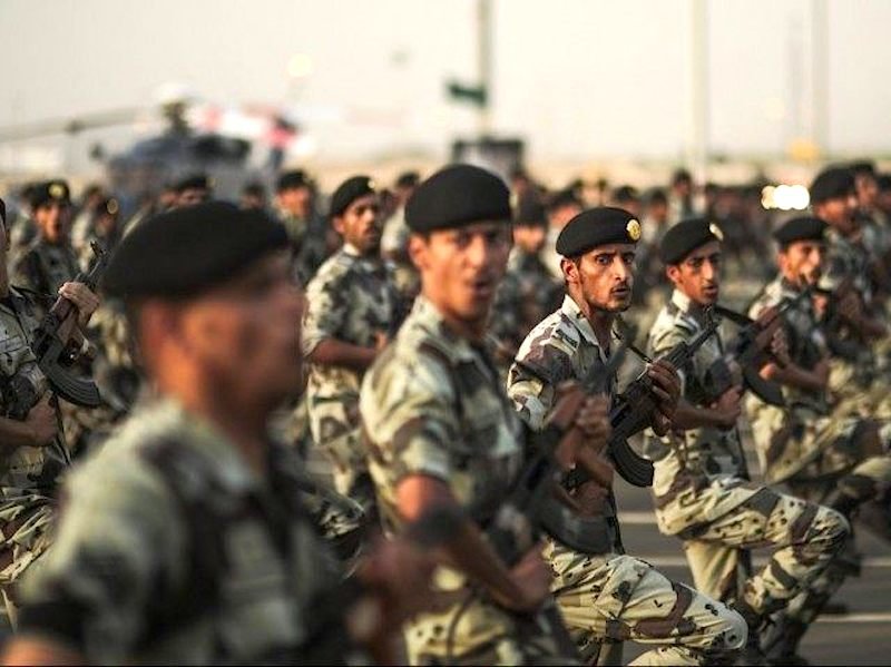 Saudi troops