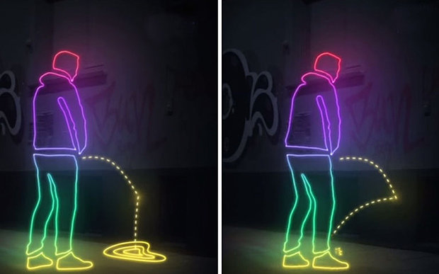 Anti-pee paint!
