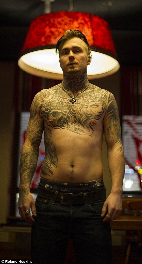 Click to enlarge Soldier of Odin tatoo front