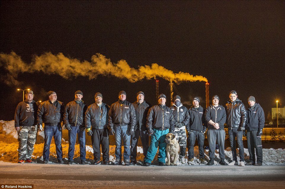 Click to enlarge Soldiers of Odin in Kemi, Finland