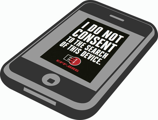 EFF mobile phone search