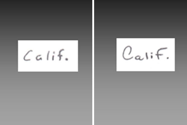 Click to enlarge Handwriting abbreviation