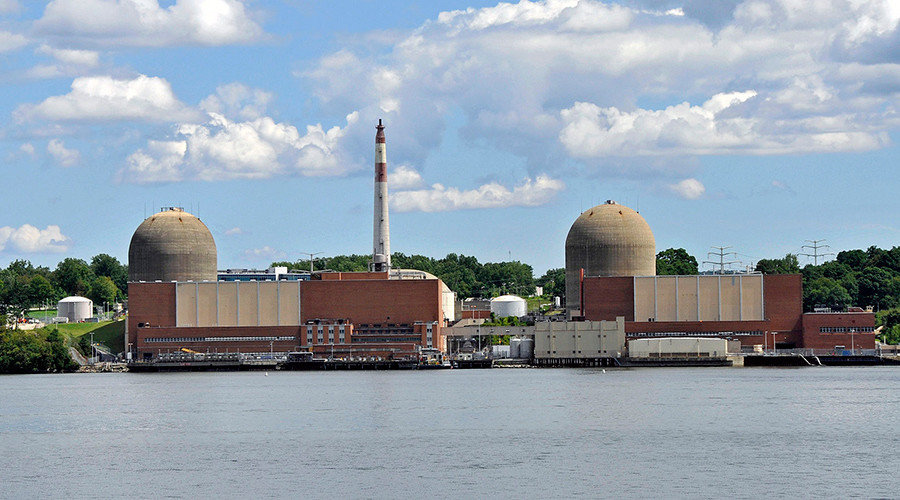 Indian Point Nuclear Power Plant on the Hudson river