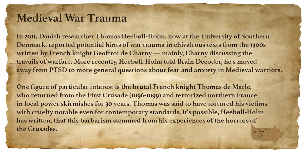 medieval war trauma