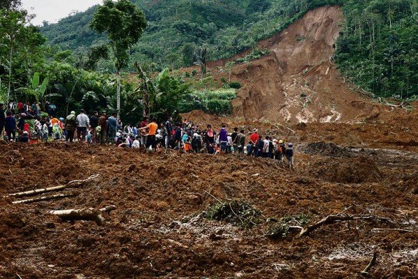 Five killed in Indonesia landslide
