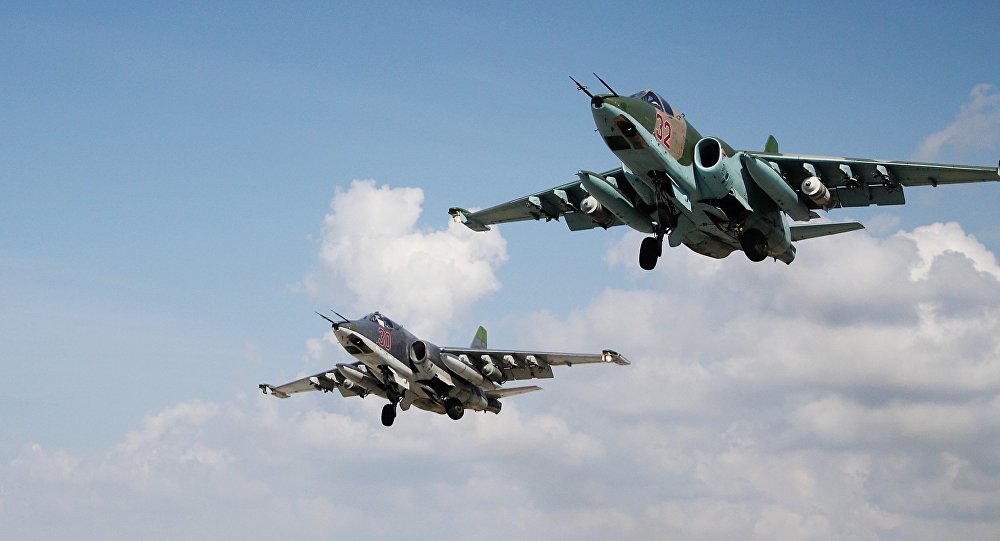 Russian SU-25 jets