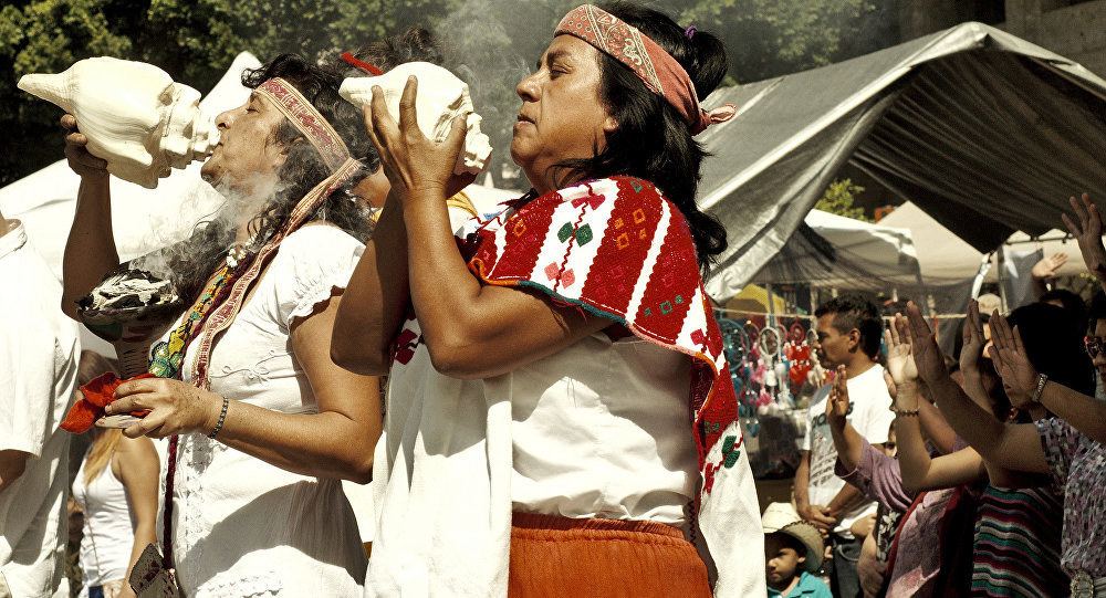 Click to enlarge Indigenous ritual