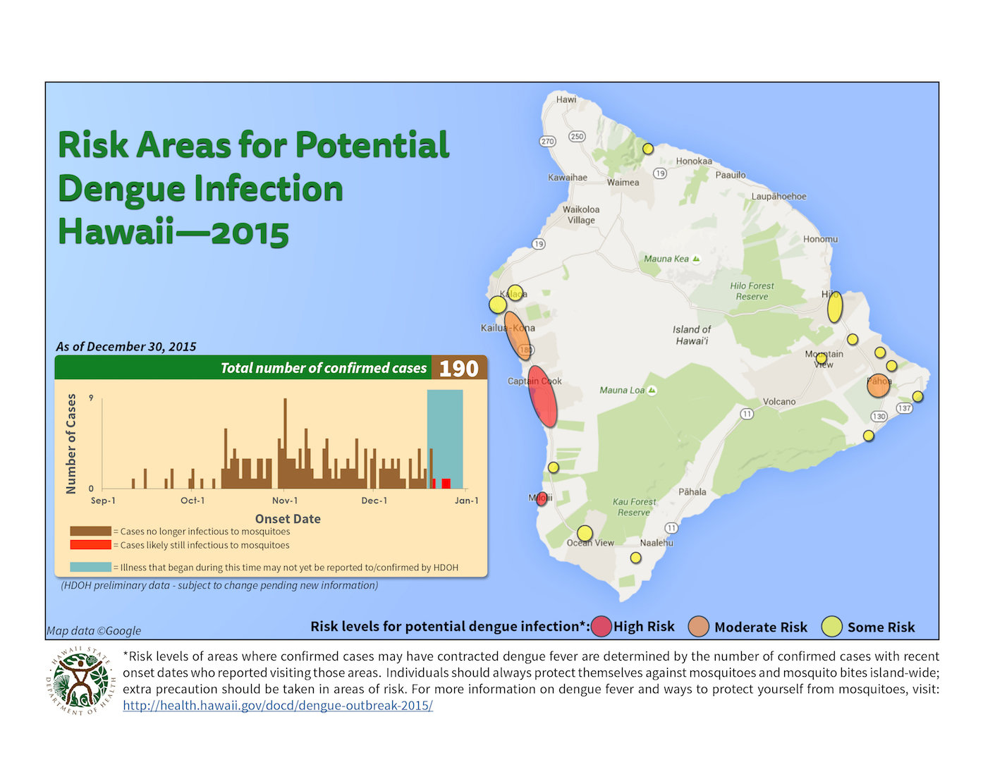 map dengue fever hawaii