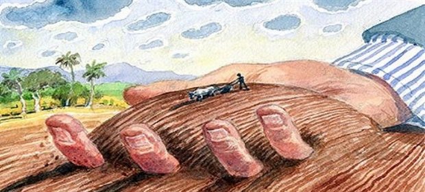 Click to enlarge land grab