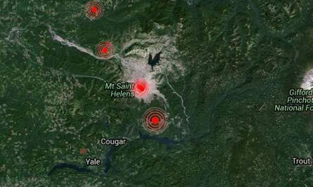 A 2.9-magnitude earthquake was recorded near Mount Saint Helens Monday morning. 
