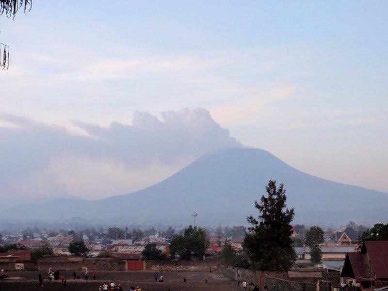 Click to enlarge Nyiragongo volcano