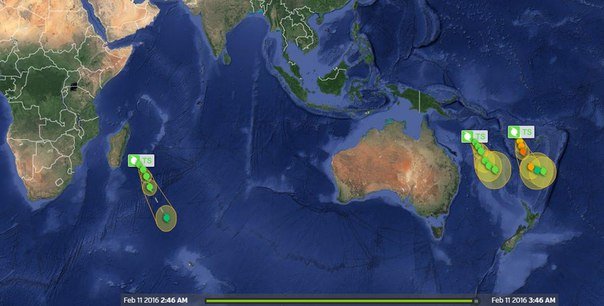 3 tropical storms