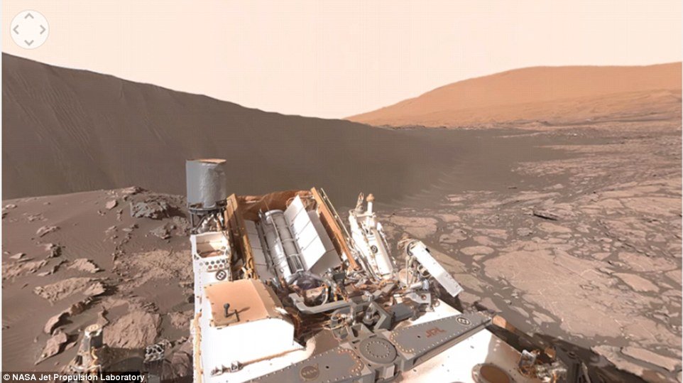 Click to enlarge curiosity rover mars