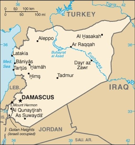 Syria map