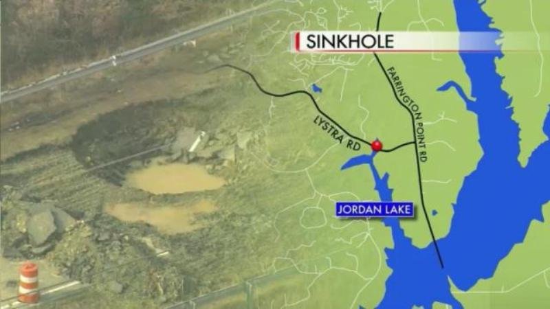 Chatham county sinkhole