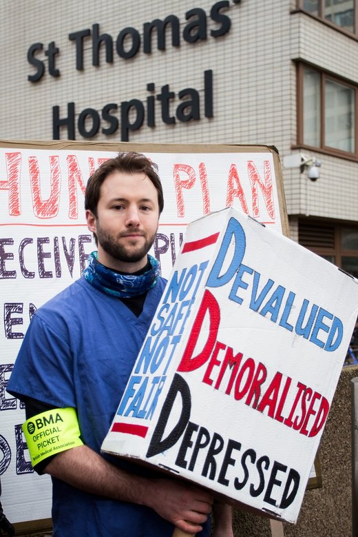 uk doctor protest