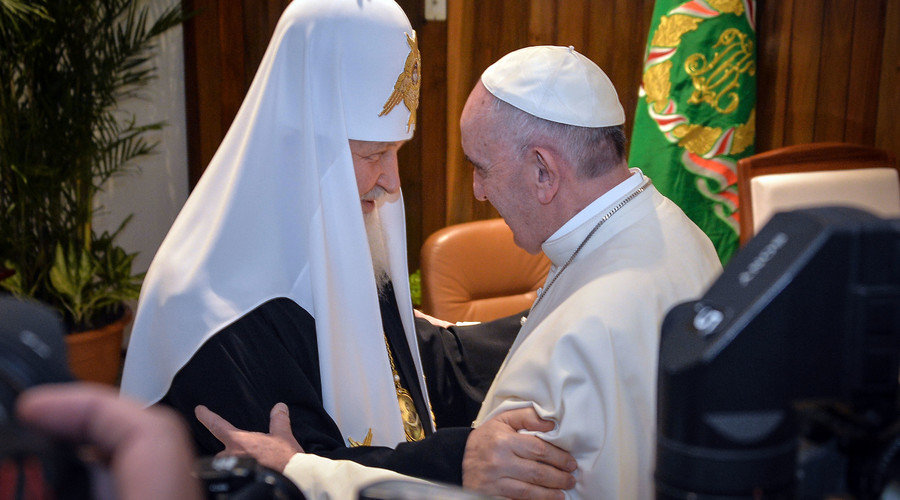 pope francis kirill meeting