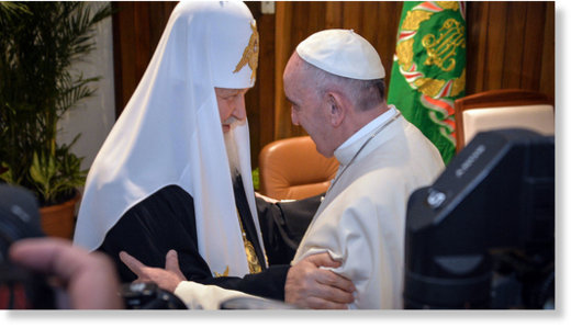 pope francis kirill meeting