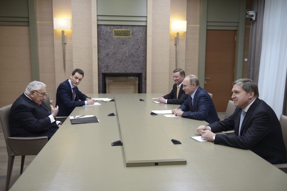 Kissinger meets Putin