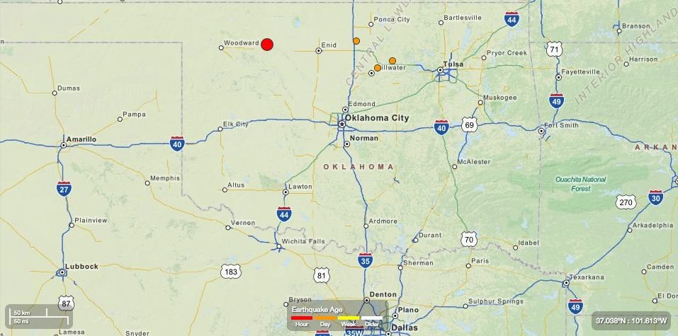 Oklahoma earthquake