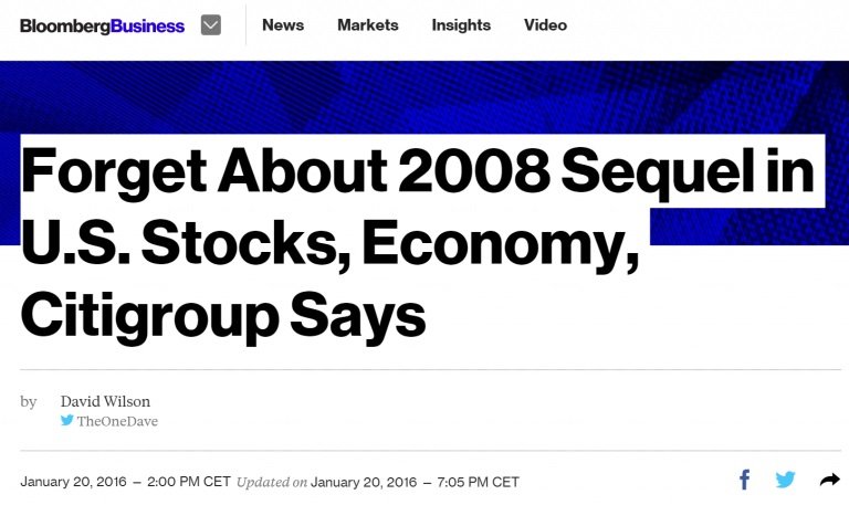 Bloomberg headline