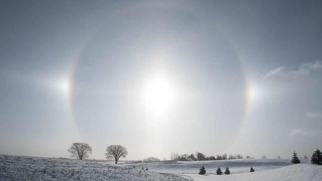 Click to enlarge Orangeville sun halo