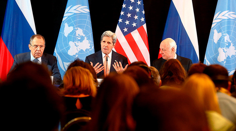 Kerry Lavrov de Mistura ISSG meeting