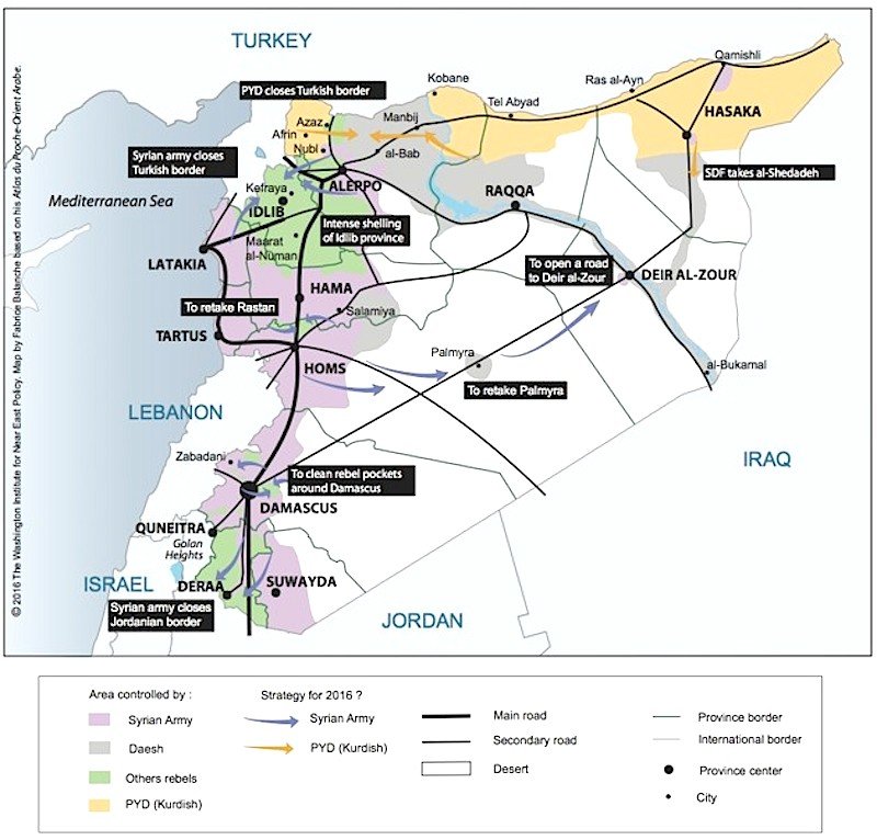 Click to enlarge Syrian army strategy