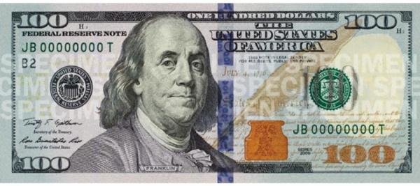 $100 dollar note