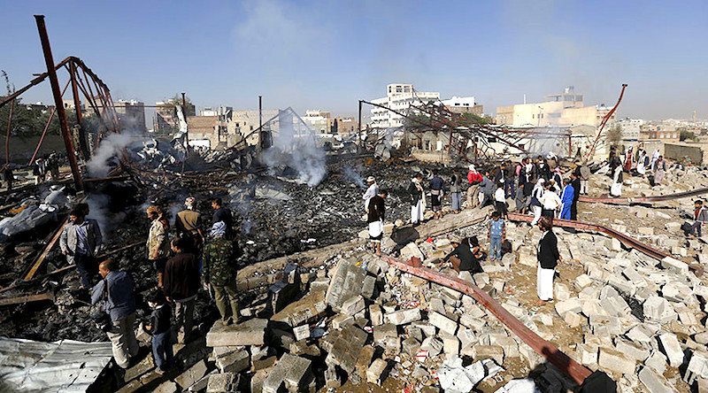 Click to enlarge cluster bomb attack