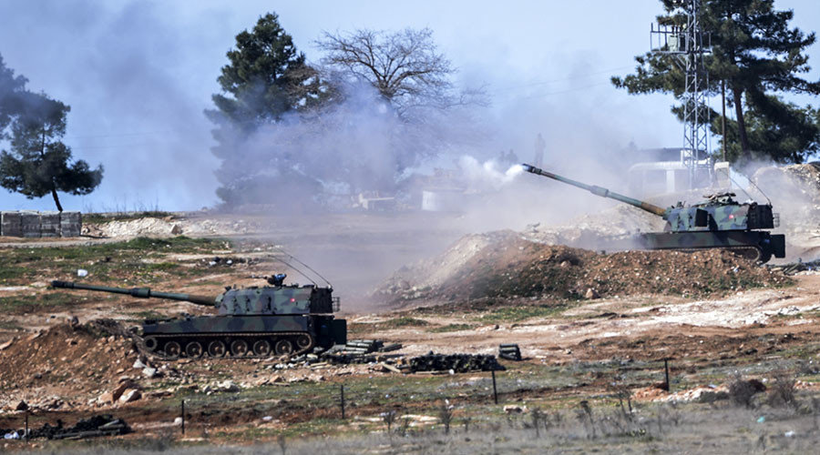 Turkey shelling Kurds