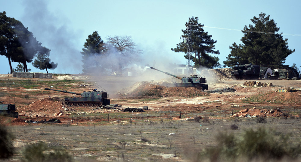 Turkey shelling bombing Kurds YPG Syria