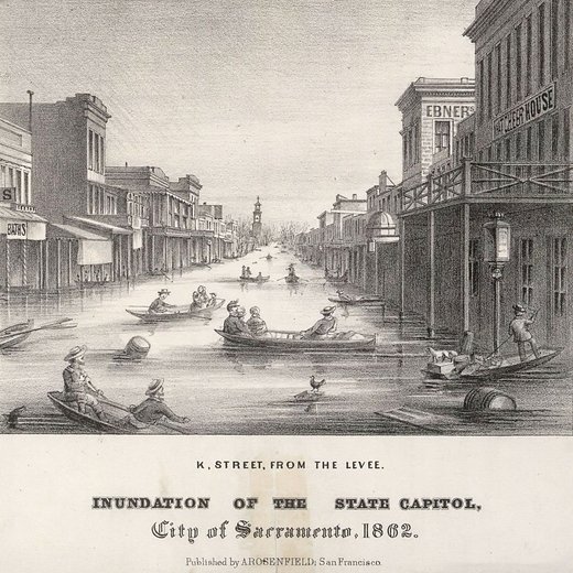 california 1862 flood