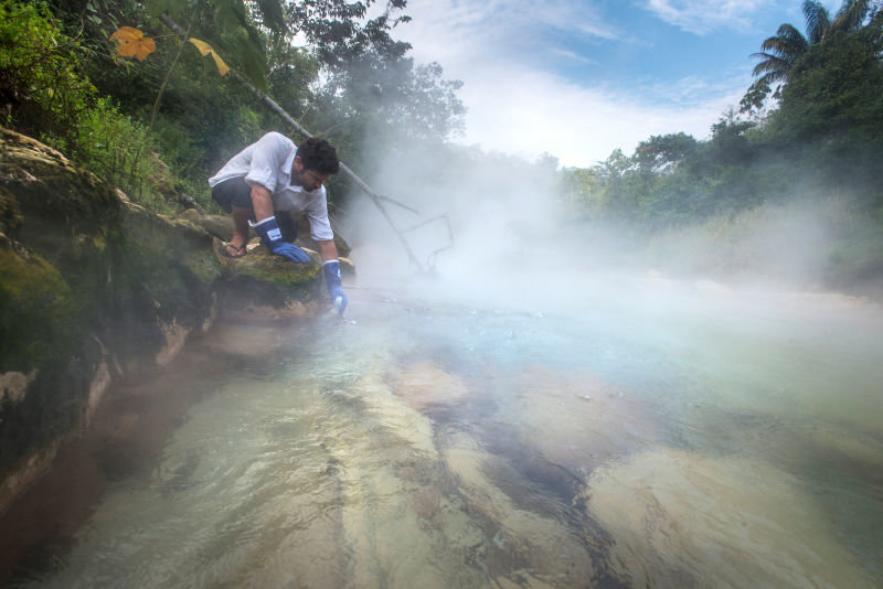 boiling river