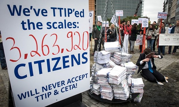 TTIP protest