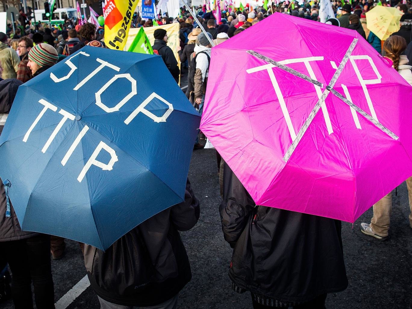TTIP protest
