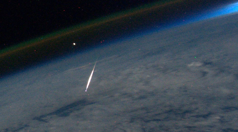 fireball over earth