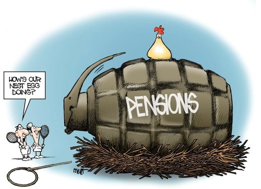 Pension fund cartoon
