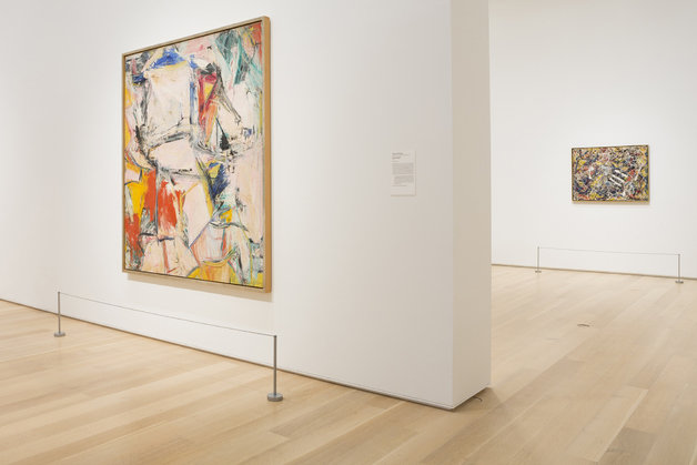 Click to enlarge The Willem de Kooning and Jackson Pollock