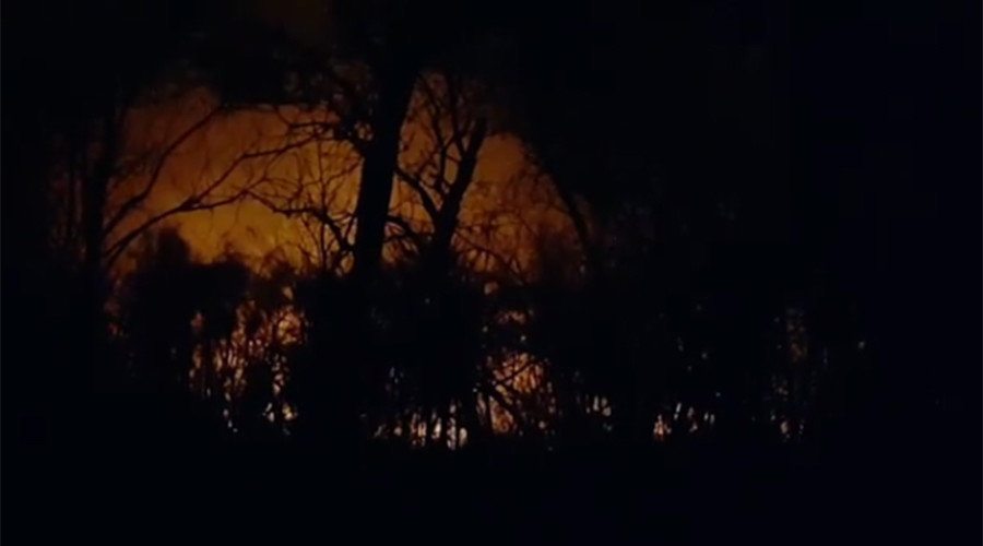 New Jersey bush fire