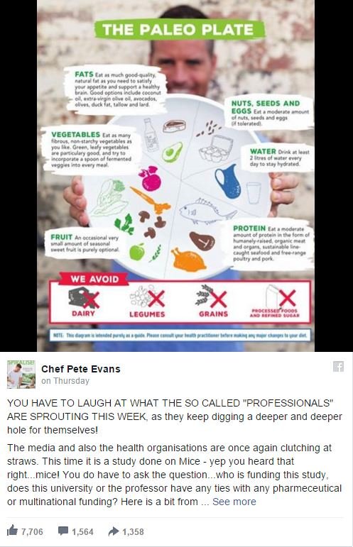 paleo plate FB post