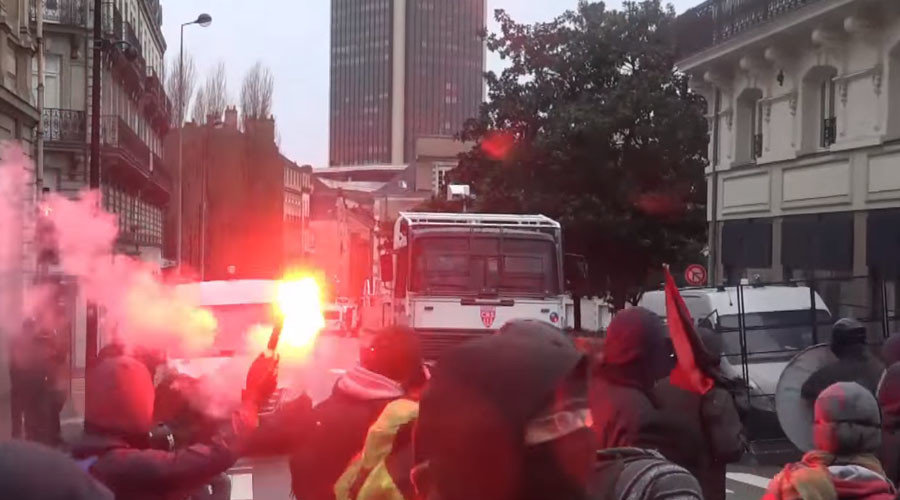 protests in France