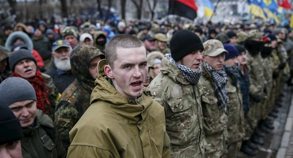 Ukraine protestors