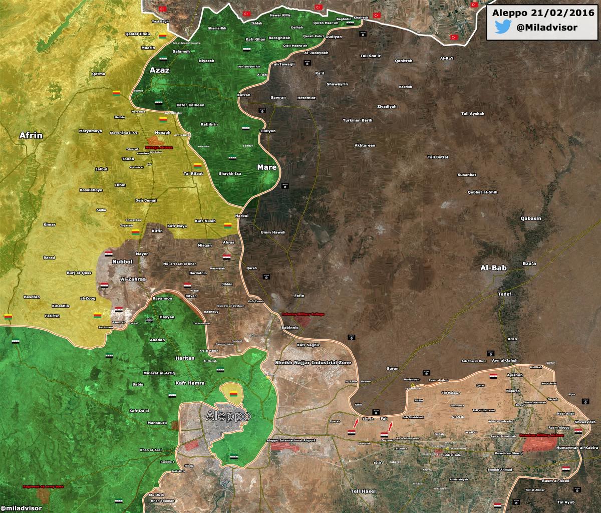 ISIS Syria war map