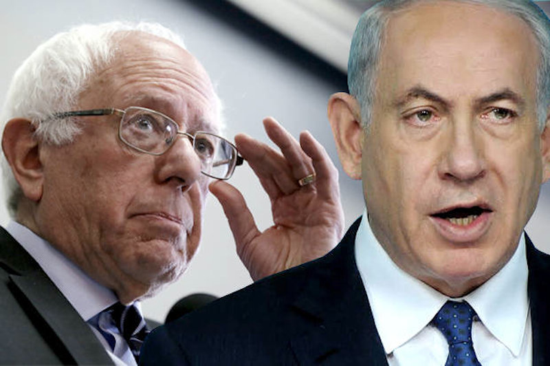 Click to enlarge Sanders/Netanyahu