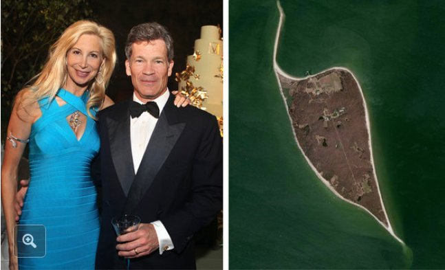  Louis Moore Bacon, shown with his wife, Gabrielle, is the founder of a highly successful hedge fund and a leading contributor to Jeb Bush’s super PAC. Among his homes is one on Robins Island, off Long Island.