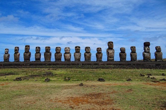 Click to enlarge easter island
