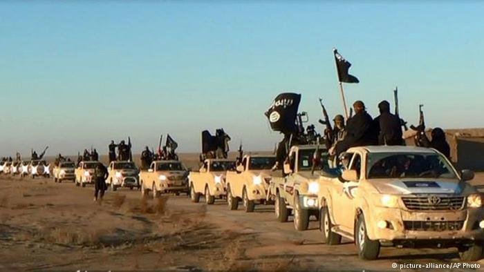 isis in trucks