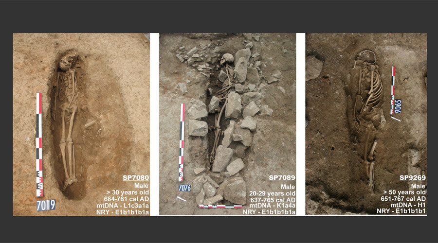 Ancient Muslim burial in France