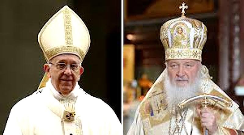 Pope F and Patriarch K